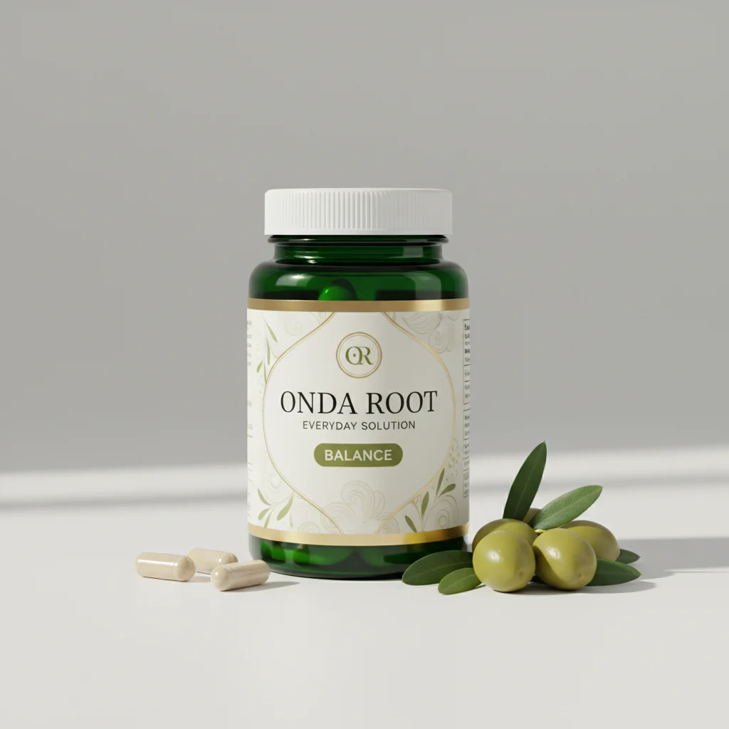 Onda Root Everyday Solution dark green glass jar with silver lid